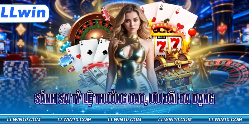 Sảnh SA tỷ lệ thưởng cao, ưu đãi đa dạng